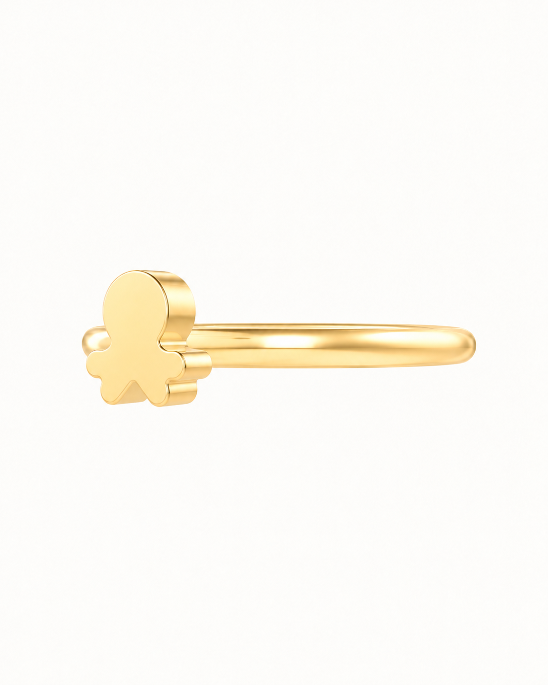 Octopus 14ct Solid Gold Conch Ring
