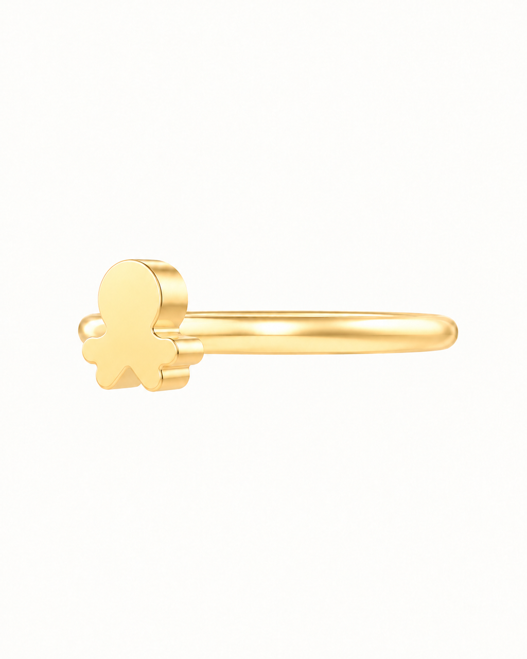 Octopus 14ct Solid Gold Helix Ring