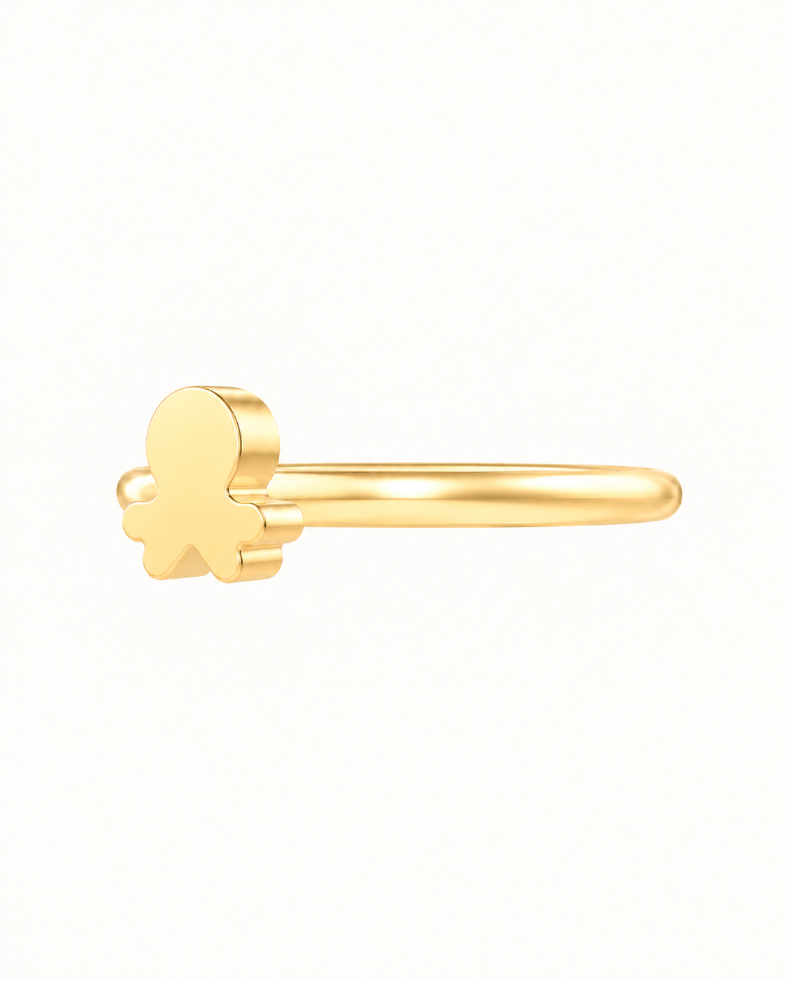 Octopus 14ct Solid Gold Helix Ring