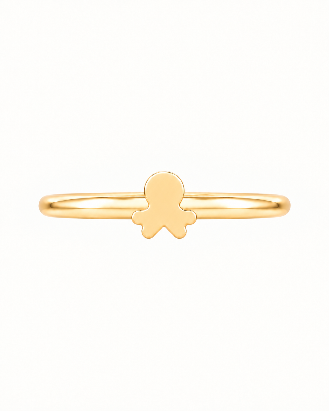 Octopus 14ct Solid Gold Helix Ring