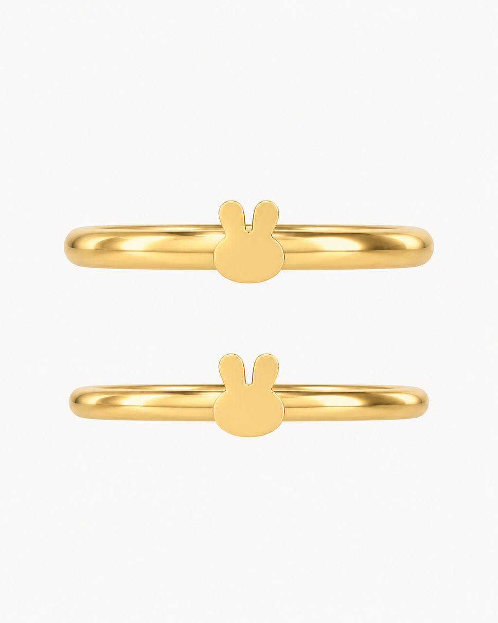 Rabbit 14ct Solid Gold Helix Ring