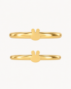 Rabbit 14ct Solid Gold Conch Ring
