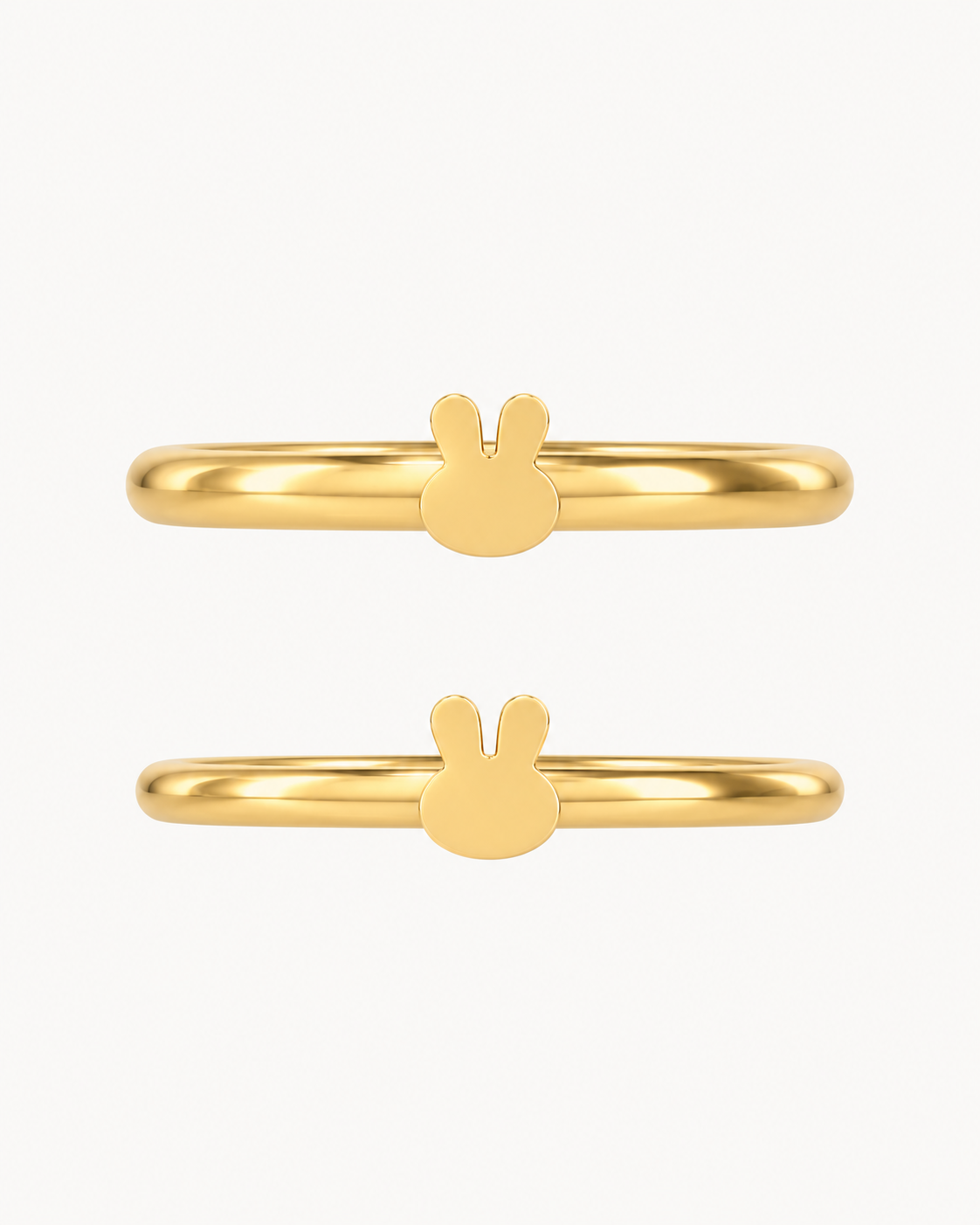 Rabbit 14ct Solid Gold Conch Ring