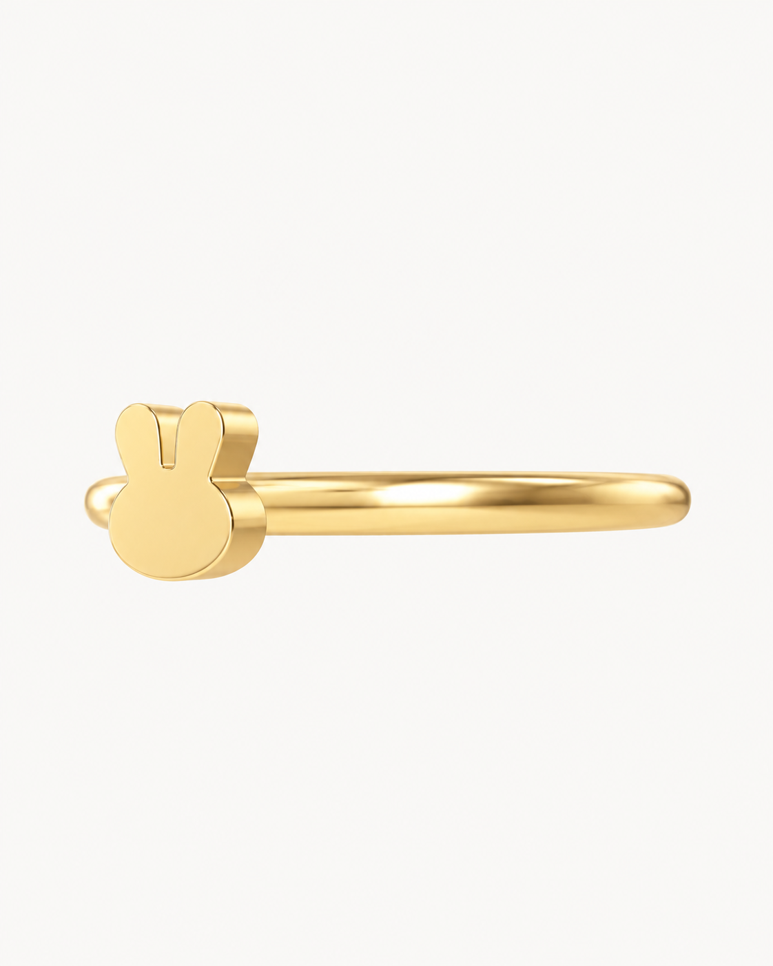 Rabbit 14ct Solid Gold Helix Ring