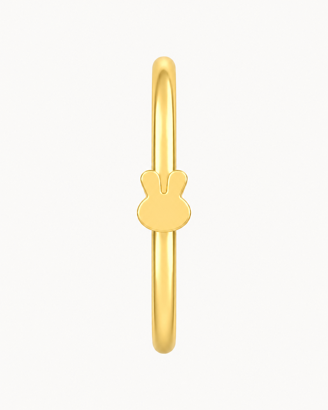 Rabbit 14ct Solid Gold Nostril Ring