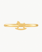Rocking Horse 14ct Solid Gold Helix Ring