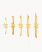 Rocking Horse 14ct Solid Gold Nostril Ring