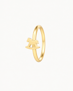 Rocking Horse 14ct Solid Gold Nostril Ring