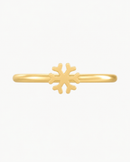Snowflake 14ct Solid Gold Conch Ring