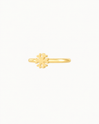 Snowflake 14ct Solid Gold Conch Ring