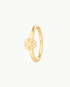 Snowflake 14ct Solid Gold Nostril Ring