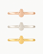 Snowman 14ct Solid Gold Helix Ring