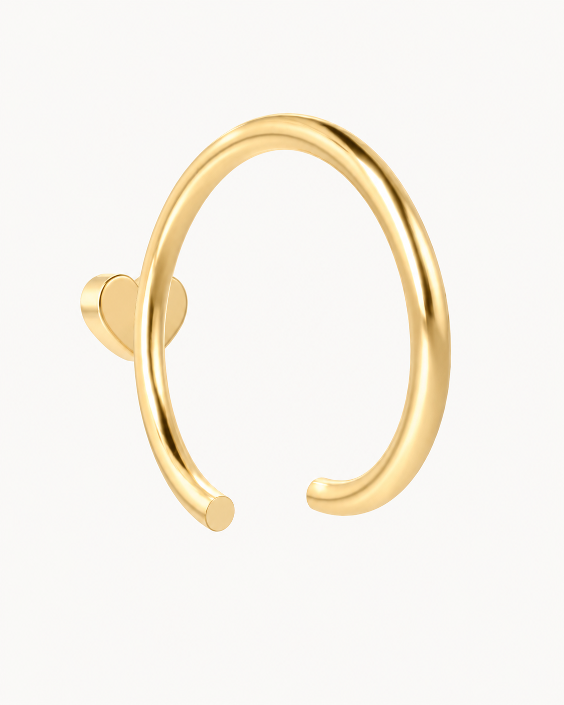 Snowflake 14ct Solid Gold Nostril Ring