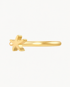 Starfish 14ct Solid Gold Helix Ring