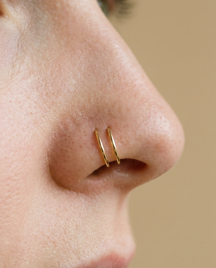Double Nose Ring