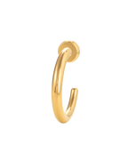 Ball 14ct Solid Gold  Huggie Hoop