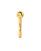 Ball 14ct Solid Gold  Huggie Hoop