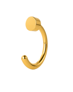 Circle 14ct Solid Gold Huggie Hoop