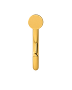 Circle 14ct Solid Gold Huggie Hoop