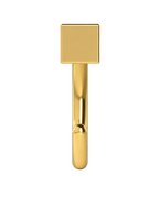 Square 14ct Solid Gold Huggie Hoop