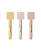 Square 14ct Solid Gold Huggie Hoop
