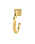 Square 14ct Solid Gold Huggie Hoop