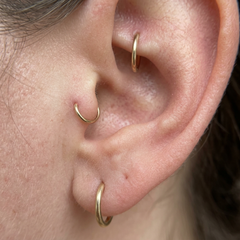 14K Gold Piercing Ring