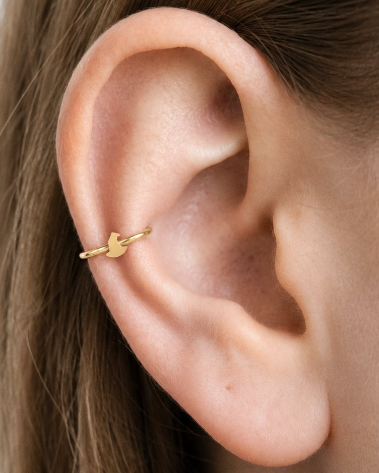 Witch Hat 14ct Solid Gold Conch Ring