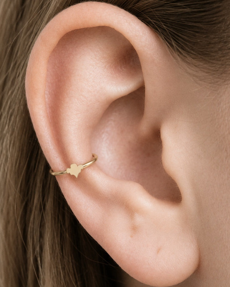 Ghost 14ct Solid Gold Conch Ring