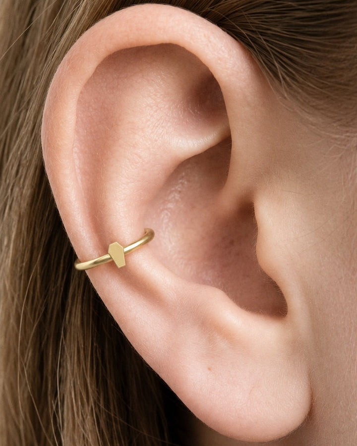 Coffin 14ct Solid Gold Conch Ring
