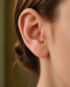 Pumpkin 14ct Solid Gold Tragus Ring