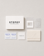 stepoy 14ct soild gold ring package , include 14ct soild gold seamless ring , gift box , silicone size ring , alcohol pad , ring bag, polising cloth 