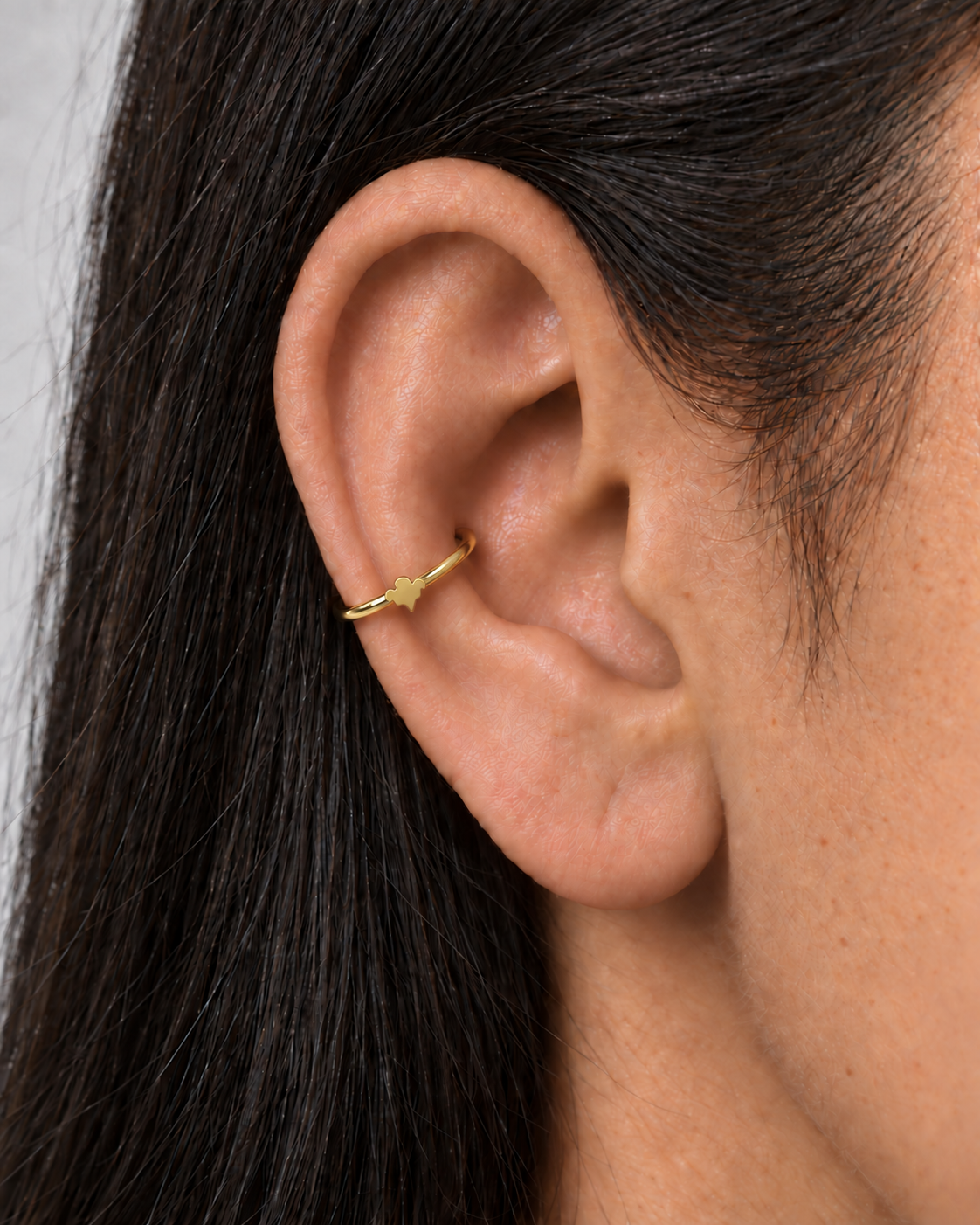 Ghost 14ct Solid Gold Conch Ring