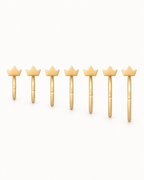 Crown 14ct Solid Gold Huggie Hoop
