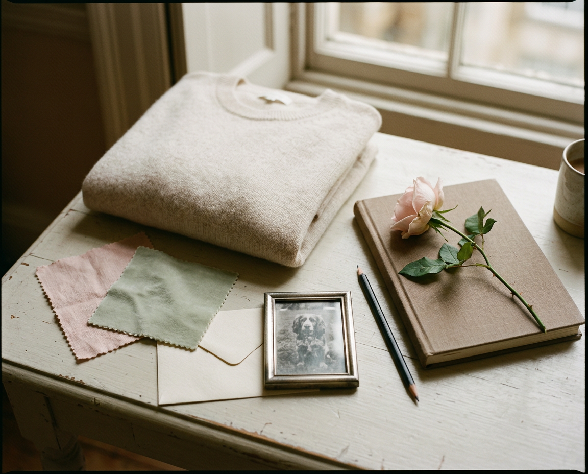 Birthday gift style clues based on colour and personal interests
