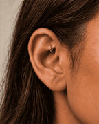 Cloud 14ct Solid Gold Rook Hoop