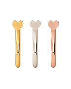A timeless 14ct solid gold heart huggie hoop with an open design for easier fitting. No twisting or end alignment required — simply guide the smooth end through your fully healed nose or ear piercing and rotate it into position.