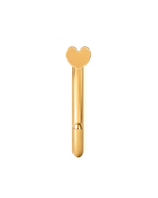 A timeless 14ct solid gold heart huggie hoop with an open design for easier fitting. No twisting or end alignment required — simply guide the smooth end through your fully healed nose or ear piercing and rotate it into position.