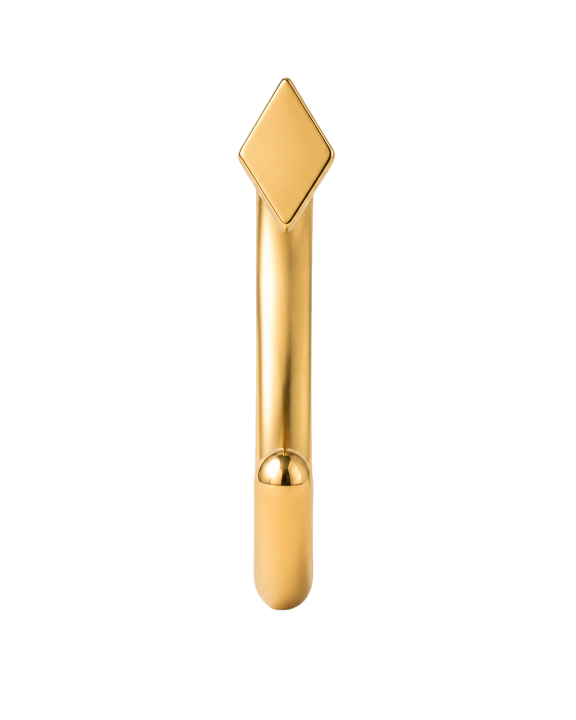 Diamond 14ct Solid Gold Huggie Hoop
