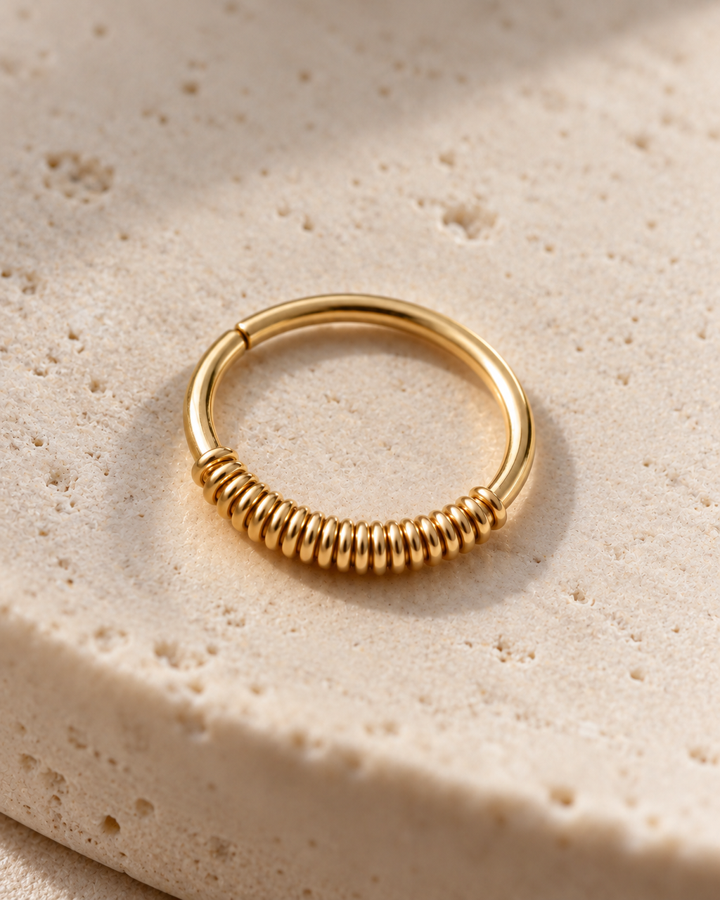 Solis Lobe Ring