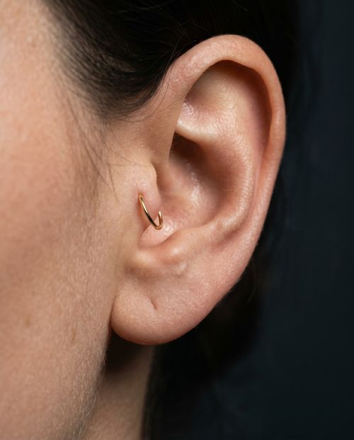 14K Gold Tragus Ring — 14K solid gold by Stepoy